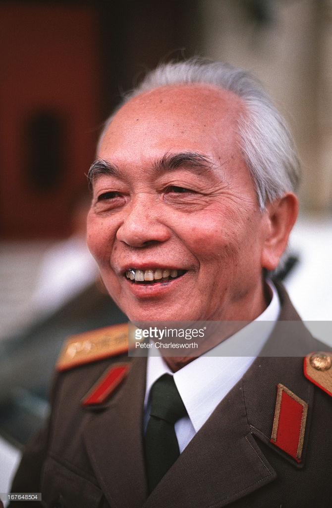 Chân dung Đại tướng Võ Nguyên Giáp tháng 10/1990.