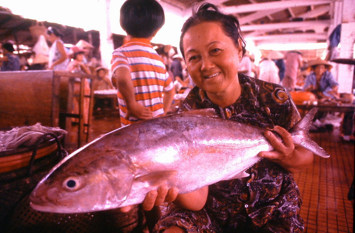 Trong chợ Hội An.