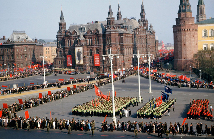 Một sự kiện được tổ chức trên Quảng trường Manezh. Ảnh: Russiatrek.org.