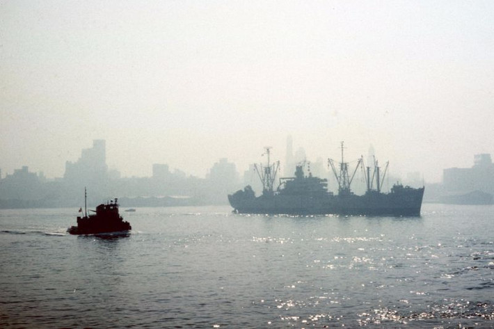 Chiến hạm USS Rankin AKA-103. Ảnh: Vintag.es.