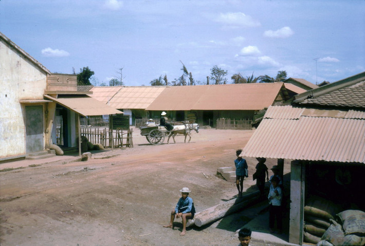 Một ngôi làng trong mùa gặt.