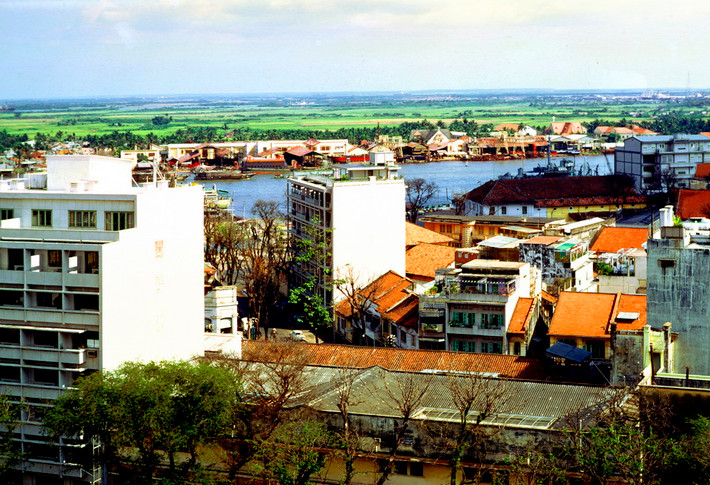 Một góc Sài Gòn nhìn từ trên cao.