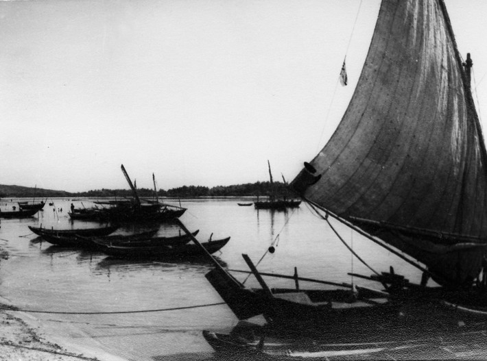 Thuyền đánh cá ven đầm Thị Nại, Quy Nhơn.