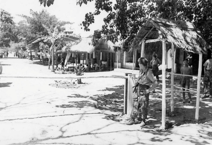Trên một con đường ở Quy Nhơn.