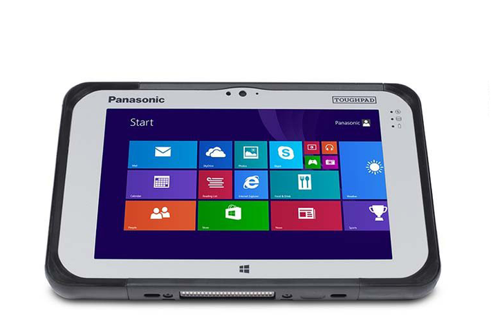 Panasonic Toughpad FZ-M1 có màn hình tương đối nhỏ 7-inch. Là máy tính bảng mới nhất và chắc chắn nhất chạy trên nền Windows. Máy đạt các tiêu chuẩn độ bền là MIL-STD-810G và IP65 với khả năng chống thấm nước, chống bụi và chống sốc.
