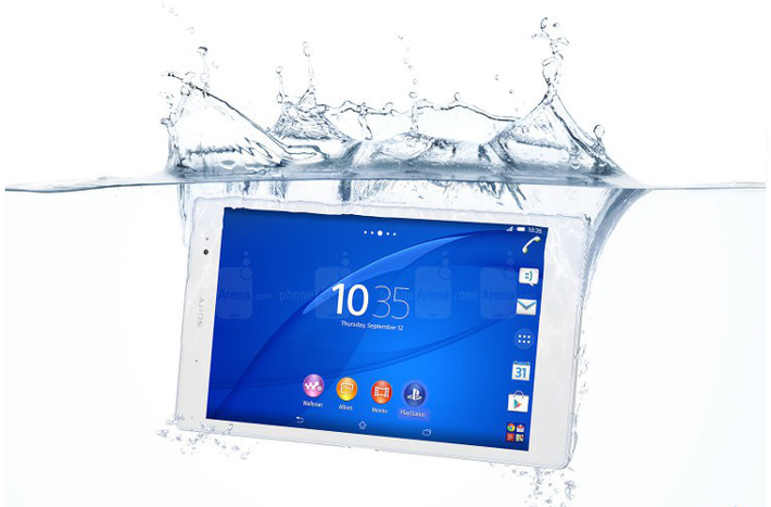 Sony Xperia Tablet Z3 Compact có màn hình 8-inch và có khả năng thích ứng tốt với mọi môi trường nước. Bạn có thể sử dụng mọi lúc mọi nơi, thậm chí lúc ngâm trong bồn tắm hay lặn xuống hồ.