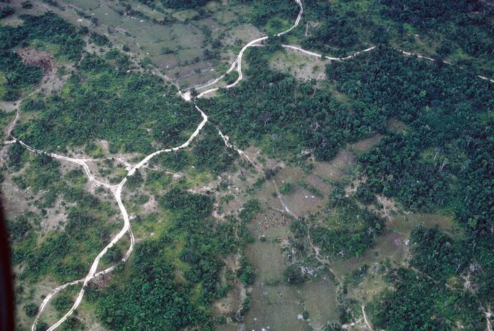 Khung cảnh nhìn từ máy bay.