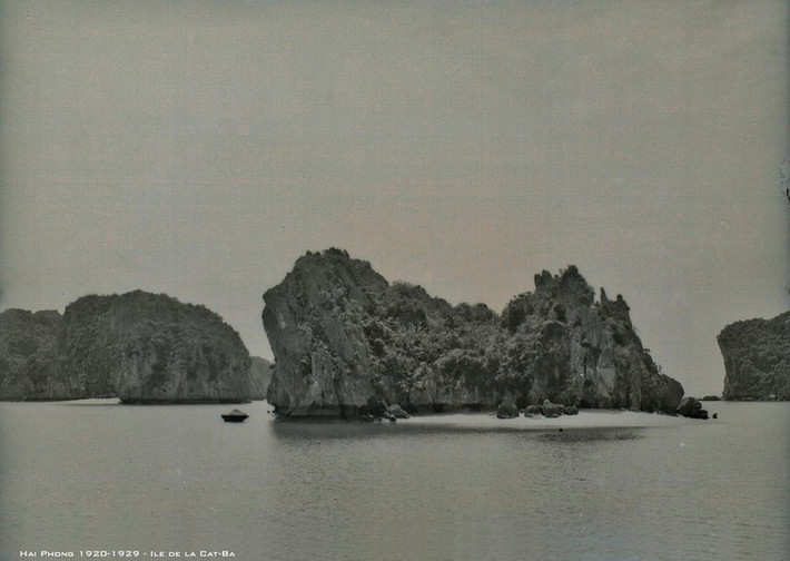 Đảo đá hình thù kỳ vĩ ở Cát Bà.