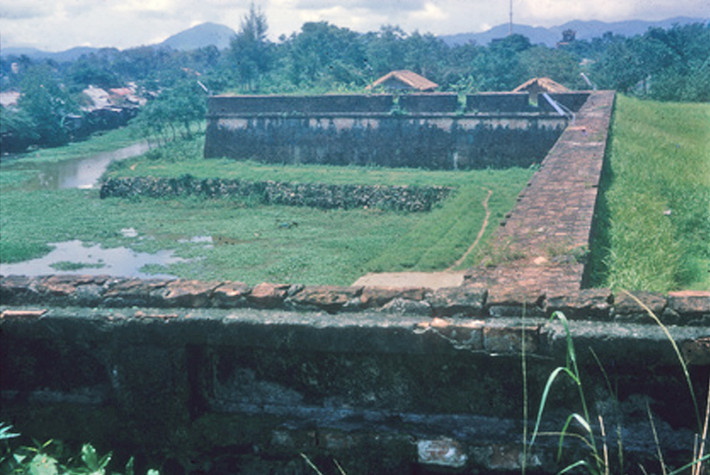 Một góc Hoàng thành.