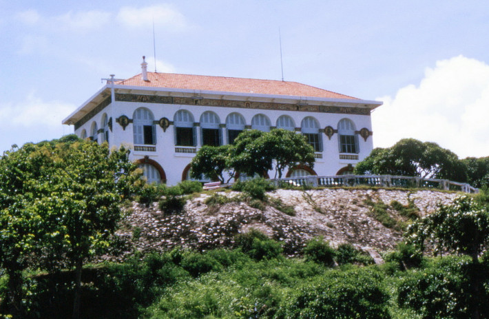 Bạch Dinh năm 1968, khi còn là nơi nghỉ dưỡng của Tổng thống chính quyền Sài Gòn Nguyễn Văn Thiệu.
