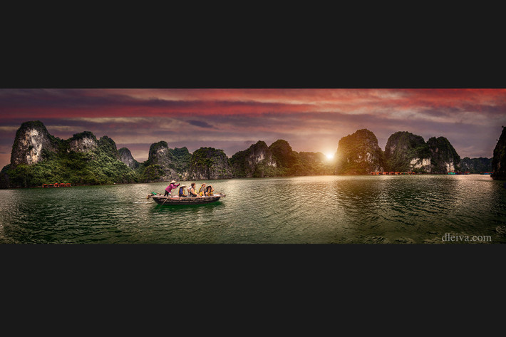 Vịnh Hạ Long qua góc nhìn panorama.