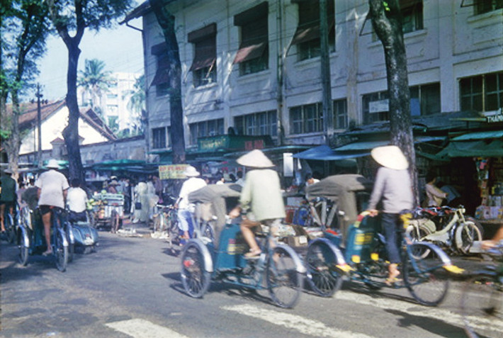 Những chiếc xích lô Sài Gòn.