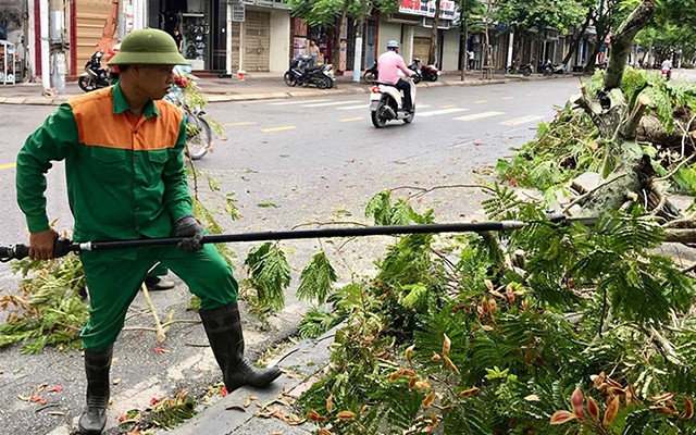 Tại tỉnh Nghệ An, do ảnh hưởng của hoàn lưu bão số 2, khiến tuyến kênh tưới Nam Vực Mấu tại địa bàn xóm 16, xã Quỳnh Văn bị vỡ khoảng 20 m, nước tràn vào gây ngập úng hàng chục hecta lúa và rau màu. Ngoài ra, mưa lớn còn làm hư hỏng, ngập úng hơn 120 ha rau màu, 30-40 ha lúa tại các xã Quỳnh Bảng, Quỳnh Minh.