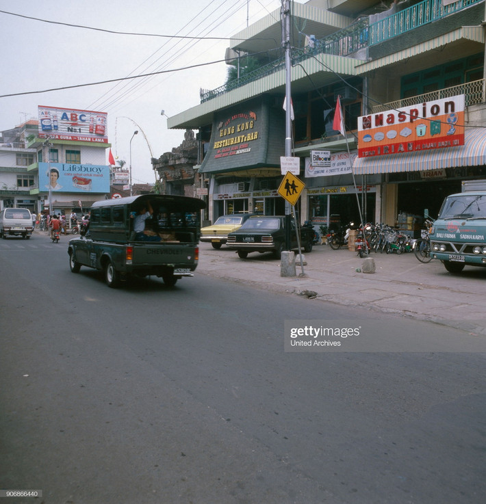 Quang cảnh ở khu vực trung tâm thành phố Denpasar.
