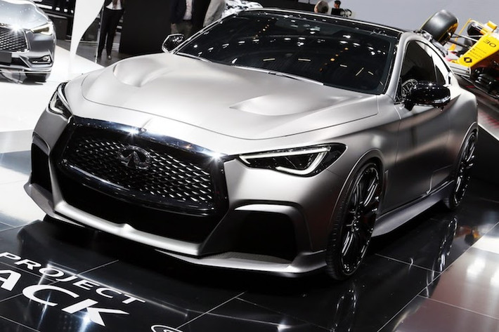 Vừa xuất hiện lần đầu tại triển lãm Geneva, mẫu xe ý tưởng Infiniti Q60 Black S được phát triển dựa trên dòng coupe hạng sang Q60, vốn là đối thủ của BMW 4 Series. Chiếc xe thể hiện ý tưởng về một mẫu Infiniti thể thao, được ứng dụng công nghệ xe đua công thức 1 từ đội đua Renault để có thể cạnh tranh với các đối thủ Đức như BMW M, Mercedes-AMG...