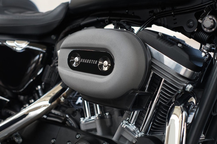 Khối động cơ 1202 cc Evolution V-Twin với góc nghiên giữa 2 xi-lanh 45 độ, làm mát bằng gió của Sportster được giữ nguyên trên Roadster, cho mô-men xoắn cực đại 103 Nm.