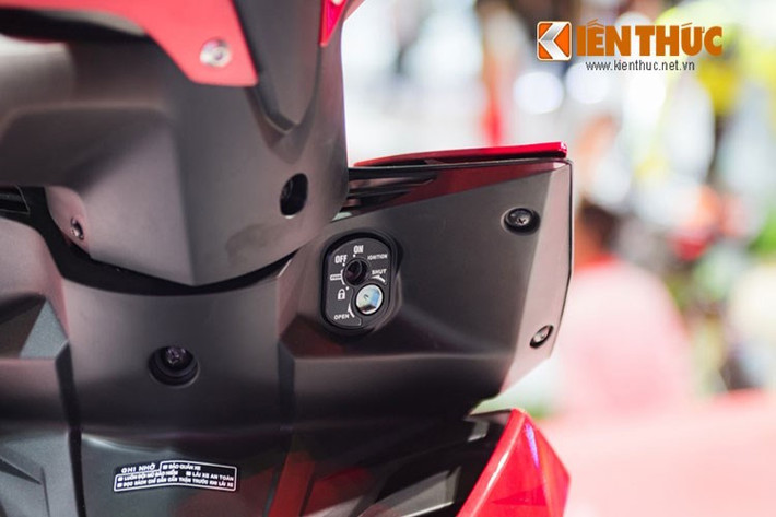 Ổ khóa của Winner giống những chiếc Honda Wave với khóa từ bảo mật.