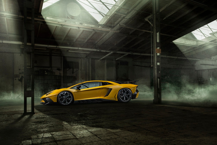 Vốn đã có ngoại hình rất "dữ dằn", Novitec chỉ cải thiện một chút hiệu năng khí động học của Aventador SV bằng cách thêm vào cho xe các cánh khuếch tán gió phía trước, phía sau và hai bên thân xe.
