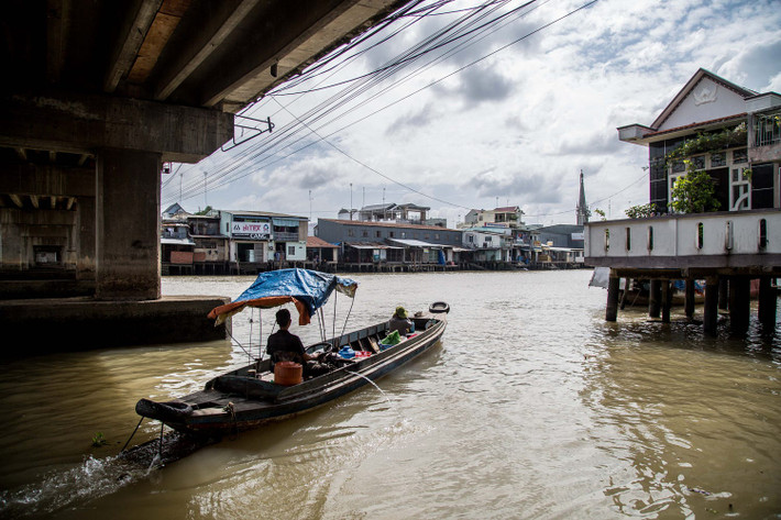 Cuộc sống miền sông nước Cái Bè, Tiền Giang. Ảnh: Mathieu Arnaudet - 500px.com.