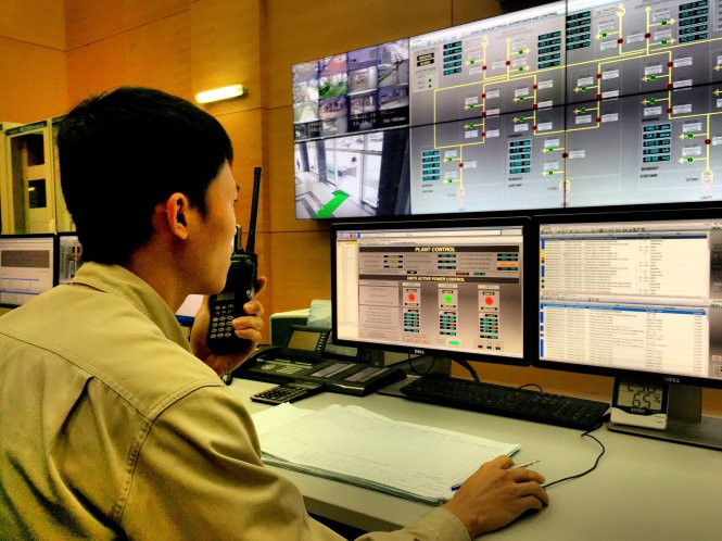 Nhà điều khiển trung tâm thủy điện Lai Châu đã sẵn sàng