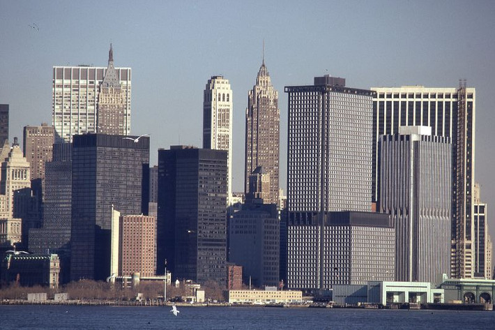 Khu Hạ Manhattan năm 1972. Ảnh: Glen Fairweather Flickr.