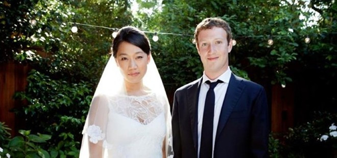 Năm 2012, Zuckerberg và Chan kết hôn, chỉ vài ngày sau khi Chan tốt nghiệp trường y và Zuckerberg đưa Facebook lên sàn chứng khoán. Ảnh: Business Insider.