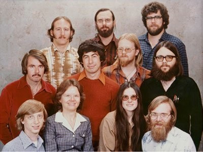 Năm 1978, Microsoft có 10 nhân sự.