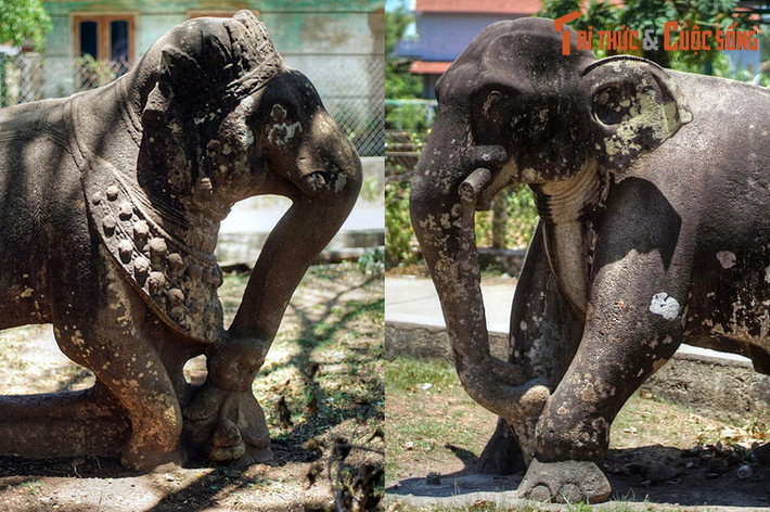 Ngày nay, trong khu vực thành cổ Đồ Bàn (xã Nhơn Hậu, thị xã An Nhơn, tỉnh Bình Định) còn lưu giữ cặp tượng voi đá cổ rất độc đáo do người Chăm chế tác. Vào ngày 30/1 vừa qua, cặp voi này đã được công nhận là Bảo vật quốc gia của Việt Nam.