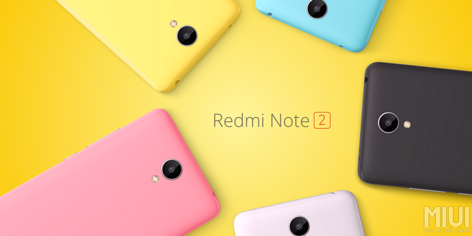Smartphone Redmi Note 2. Máy được trang bị cấu hình "khủng" nhưng giá bán chính thức chỉ từ 124 USD (khoảng 2,8 triệu đồng).