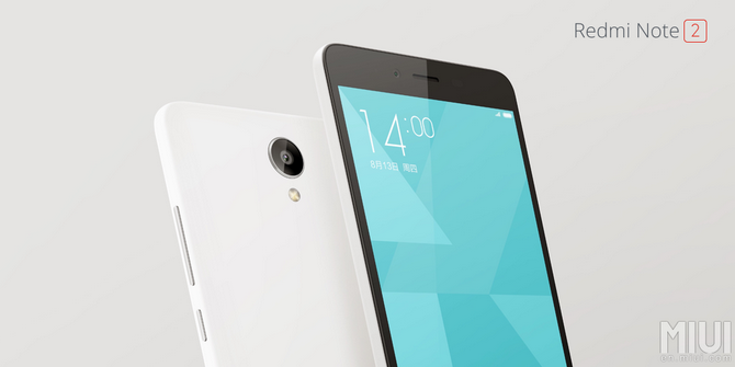 Thông số Xiaomi Redmi Note 2:- Màn hình: 5.5 inch Full HD (403 ppi) - CPU: MediaTek Helio X10 MT6795 2/2.2 GHz - GPU: PowerVR G6200 - RAM: 2 GB- ROM: 16/32 G B- Hệ điều hành: MIUI 7 (Android 5.1 Lollipop) - Camera sau: 13 MP, khẩu f/2.2 - Camera trước: 5 MP - Pin: 3060 mAh - Hỗ trợ 2 SIM - Giá: 799 Nhân dân tệ (bản tiêu chuẩn 2 GHz/16 GB), 999 Nhân dân tệ (bản Prime 2.2 GHz/32 GB)