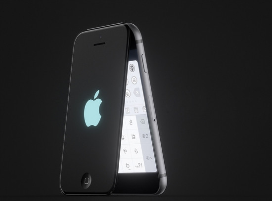 Phần hiển thị bên ngoài của nắp gập nhỏ hơn, hiển thị logo Apple, hiển thị thông báo có tin nhắn, cuộc gọi...
