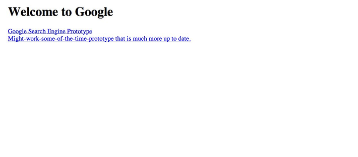 Họ đăng ký tên miền Google.com tháng 9/1997 với sứ mệnh sắp xếp lại thông tin của toàn bộ thế giới.