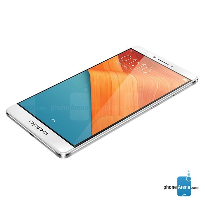 5. Oppo R7 Plus. Được giới thiệu vào tháng 5, Oppo R7 Plus là một chiếc điện thoại thông minh tầm trung cao cấp. Nó sở hữu bộ vi xử lý Qualcom là Snapdragon 615. Màn hình 6 inch độ phân giải 1080p. Chiếc điện thoại này chạy hệ điều hành Color OS dựa trên Android Kikat, Ram 3GB, camre trước 8Mp, camera sau 13MP, pin 4100 mAh. Oppo R7 Plus chưa chính thức có mặt tại Mỹ, nhưng có thể mua thông qua Amazon. Tại Việt nam, hiện tại nó có giá 10 triệu đồng.
