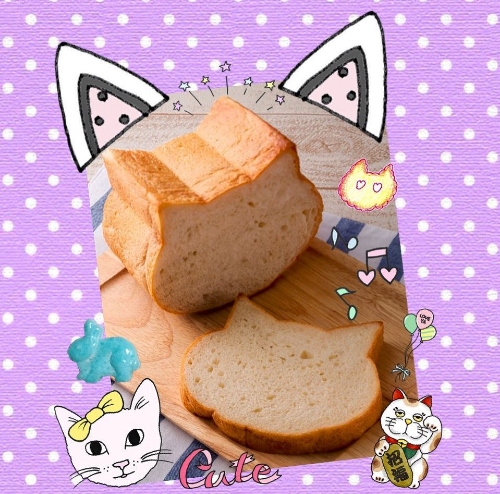 Theo trang Rocket news thì bánh mì kitty ngọt hơn bánh mì thường rất nhiều. Điều này là do bột làm bánh đã được nhào bằng nước nóng nên tinh bột chuyển thành gelatin. (Ảnh: Cosmo)
