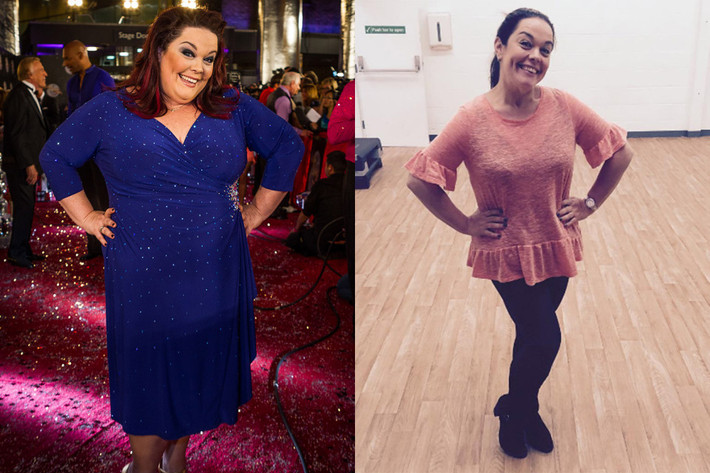 Mới đây, diễn viên Lisa Riley tiết lộ cô đã giảm được từ size 30 xuống còn size 14. Người phụ nữ 40 tuổi này đã giảm được hơn 60kg. Cô cho biết có được kết quả này là nhờ bỏ rượu, ăn ít đi và tập zumba thường xuyên.
