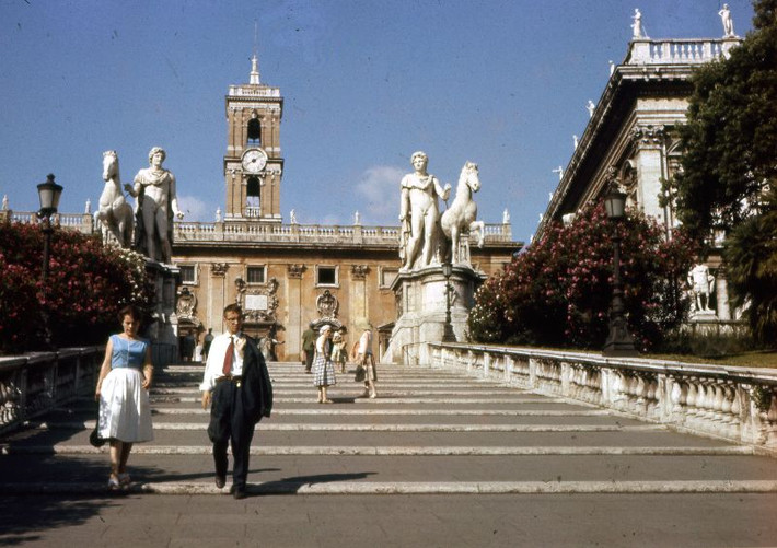 Đồi Capitoline ở Rome. Ảnh: Fraser Pettigrew Flickr.