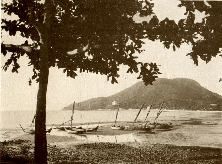 Khung cảnh ở Mũi đất Thánh Jacques (Cape St Jacques), tên gọi Vũng Tàu thời thuộc Pháp. Ảnh: Belleindochine.free.fr.