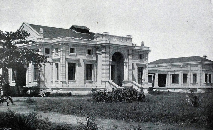Phòng Thương mại và Nông nghiệp ở Hà Nội. Ảnh: Gallica.bnf.fr.