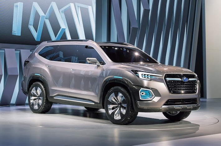 Bên cạnh việc trưng bày Viziv-7 tại triển lãm Los Angeles, Subaru không tiết lộ thêm các thông tin chi tiết về chiếc xe. Tuy nhiên nếu như được sản xuất hàng loạt, nhiều khả năng chiếc xe sẽ có một phiên bản sử dụng động cơ tăng áp 4 xi-lanh Boxer, bên cạnh đó là phiên bản với máy 3.6l 6 xi-lanh Boxer từ chiếc Legacy hiện tại.