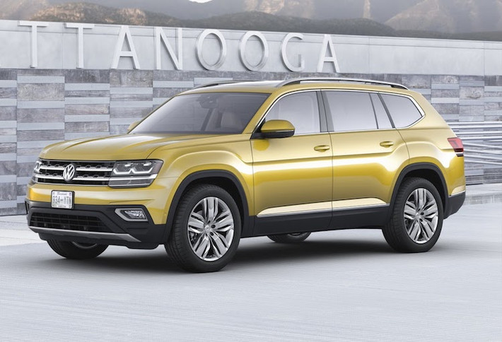 Trước đây, để "hé lộ" trước về mẫu SUV cỡ lớn Volkswagen Atlas mới, hãng xe Đức Volkswagen đã từng trưng bày phiên bản concept với tên gọi Crossblue tại triển lãm Detroit 2013. Vừa qua, mẫu SUV này đã được chính thức ra mắt tại thị trường Bắc Mỹ trước thềm triển lãm Los Angeles sắp diễn ra.