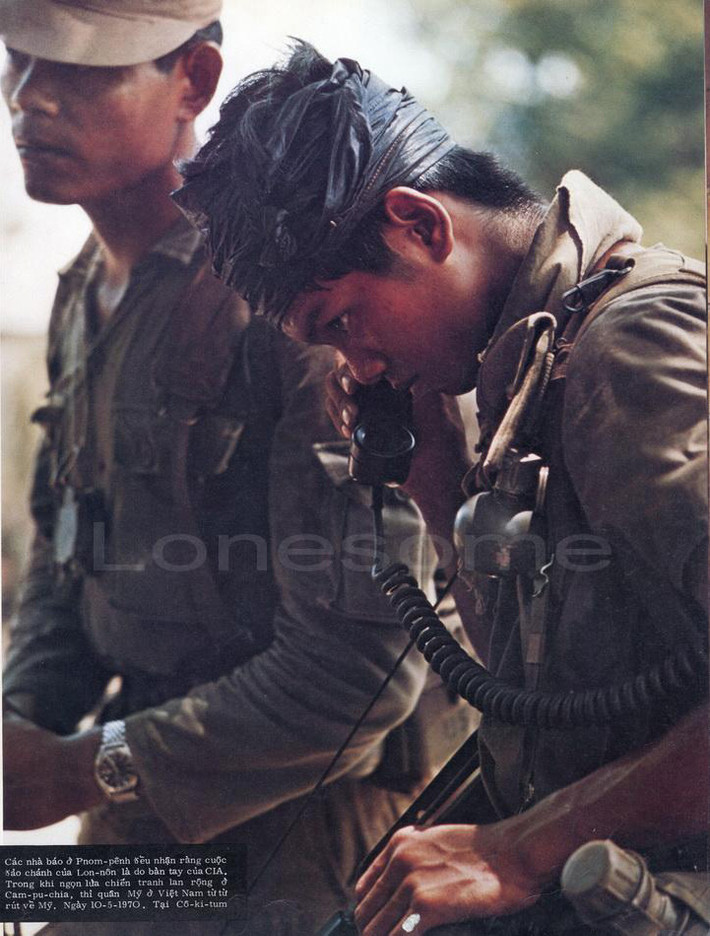 Lính thông tin của Lon Nol tại Coquitlam, 10/5/1970.
