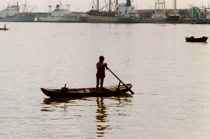 Khu vực cảng Sài Gòn.