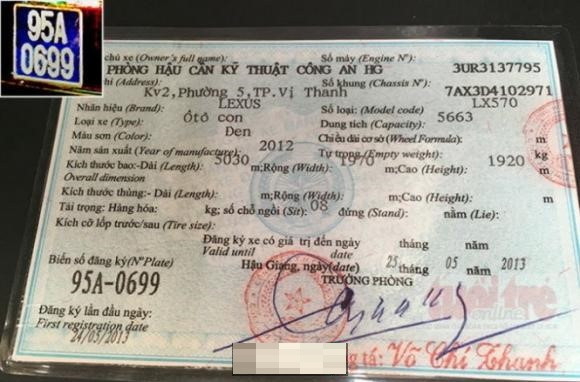 Sau khi báo chí phản ánh, các cơ quan chức năng vào cuộc làm rõ và xác định Trịnh Xuân Thanh thời điểm đó không thuộc diện được xe biển xanh đưa đón. Lúc này, Tỉnh ủy Hậu Giang mới thừa nhận việc cấp biển xanh cho xe Lexus LX570 là sai. Cũng trong thời gian đó, việc tham ô của Thanh ở Tổng công ty cổ phần Xây lắp dầu khí Việt Nam (PVC) dần bại lộ.