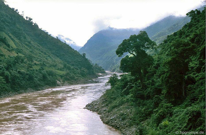 Một dòng sông ở Lai Châu.