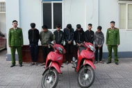 Bắt nhóm đối tượng vị thành niên ở Nghệ An trộm cắp xe máy rồi đưa đi cầm cố