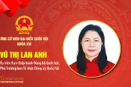 [Info] Tiểu sử bà Vũ Thị Lan Anh ứng cử Đại biểu Quốc hội khóa XVI 