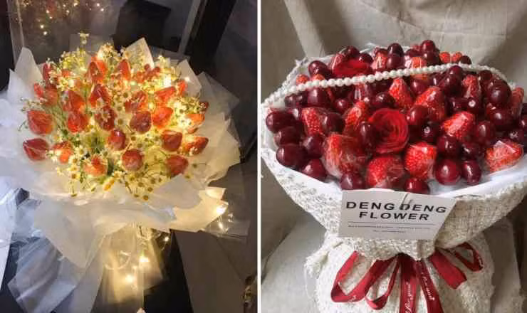 Quà tặng ngày 8/3 độc đáo, loại hoa ăn được hút khách ảnh 1