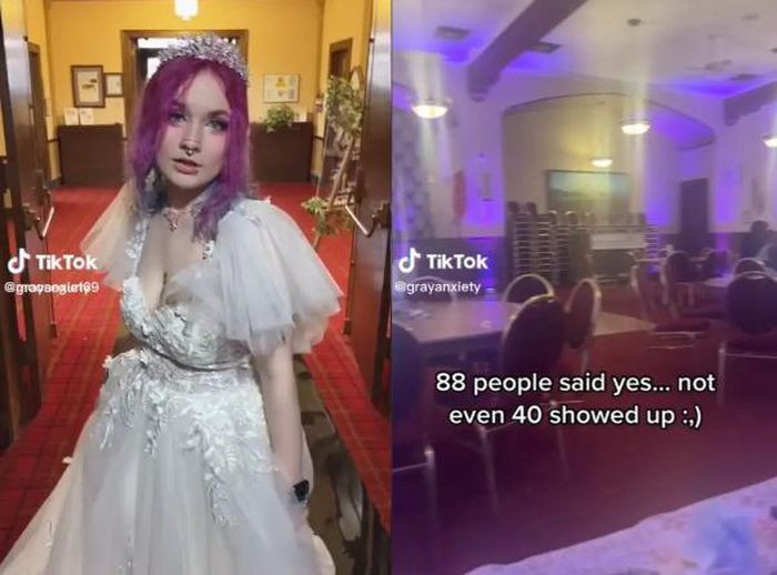 Cô dâu chú rể ôm nhau khóc vì khách mời không đến ảnh 1