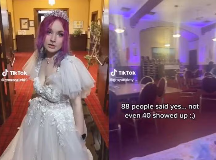 Cô dâu chú rể ôm nhau khóc vì khách mời không đến ảnh 1