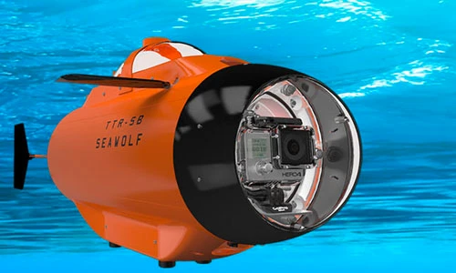 Cận cảnh hình dáng kỳ quái của máy quay phim dưới nước